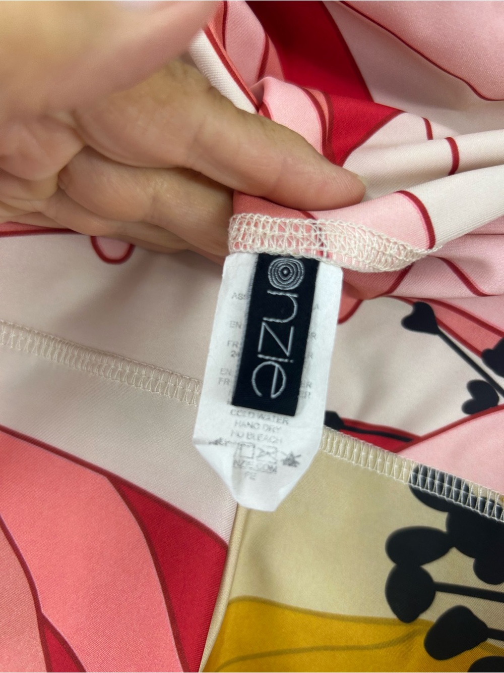 Onzie Wild Yoga Floral Leggings Size M/L - Picture 5 of 6